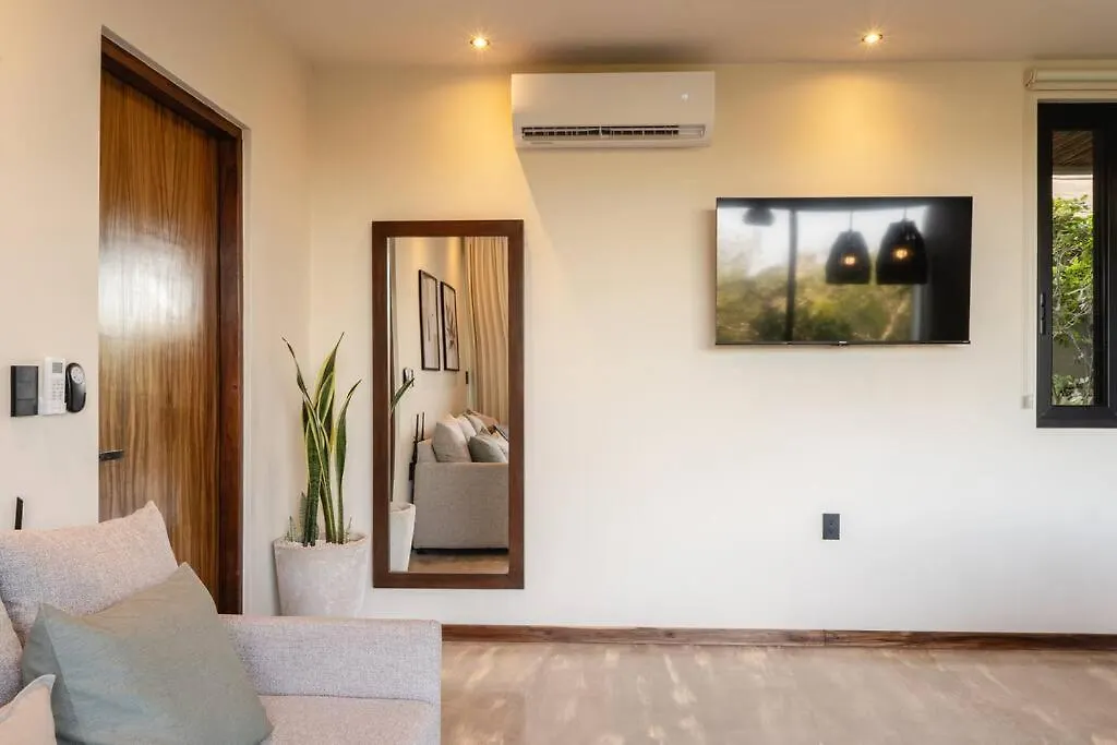 New 2 Bed Bath - Tulum 아파트 0*,  멕시코